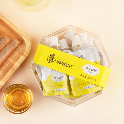 【吸吸蜜】等蜂来多花蜂蜜吸吸蜜30gx8/盒，直接吸的天然蜂蜜甜蜜能量 商品图1