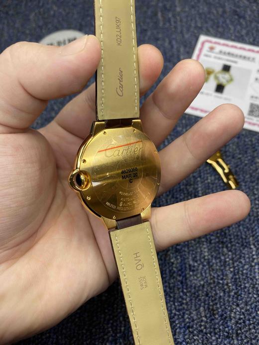 原单品质渠道货 特惠【真金款】新款首发 18K金表到货！原装机 卡地亚蓝气球系列 瑞士进口ETA-2824/2892全自动机械机芯 商品图6