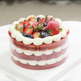 【红丝绒裸蛋糕】爱的旋律（自提返红包）