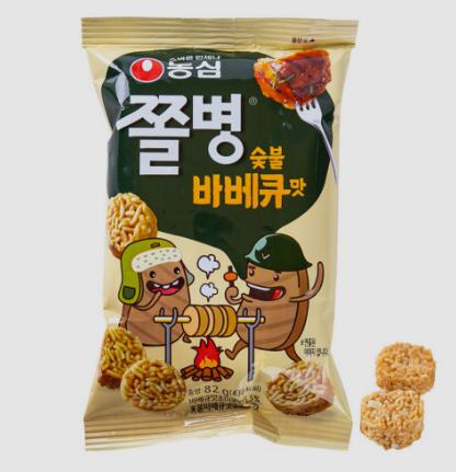 农心烤肉味 小兵干脆面70g농심 쫄병숯불바베큐70g 商品图0