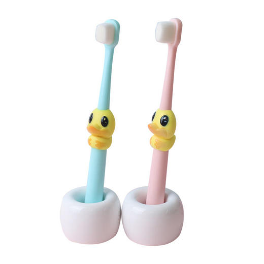 【牙刷】虎仔黄鸭1-12岁宝宝小头软毛儿童款万毛牙刷 商品图3