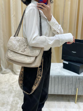【原厂皮 NIKI】新版本（中号）-奶茶色