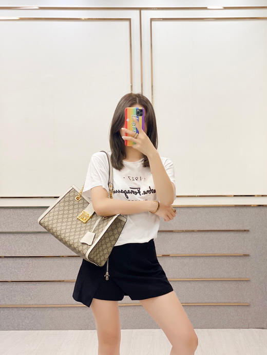 #原厂正品皮#Padlock系列-白色大号 商品图8