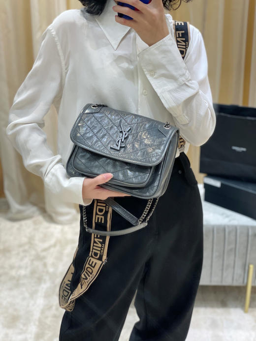 【原厂皮 NIKI】新版本（小号）-深灰色 商品图1