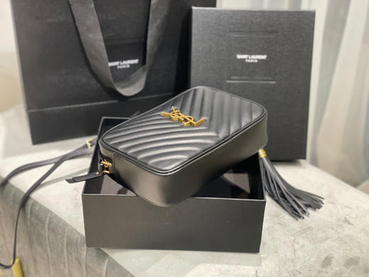 𝐋𝐎𝐔 𝐁𝐀𝐆相机包-黑色金扣（原厂皮） 商品图7