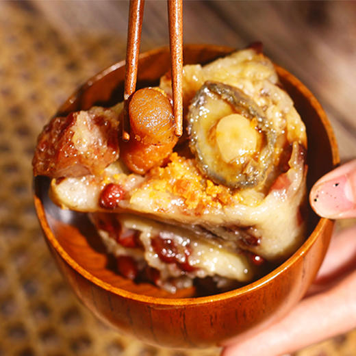 鲍富粽|广府传统裹蒸粽，豪华料足一口好满足 商品图0