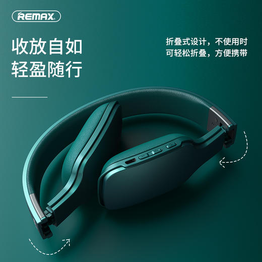 REMAX睿量超薄无线头戴蓝牙耳机RB-700HB（颜色随机） 商品图7