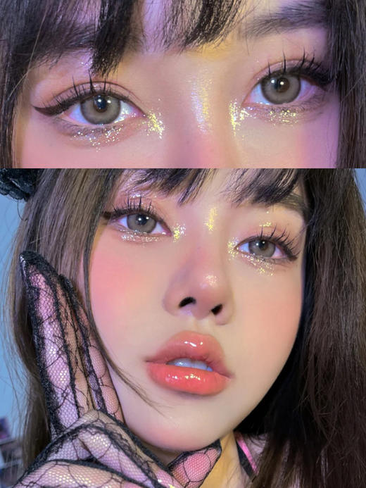 sugarplum糖豆 花生酱 年抛2片 14.5mm 着色13.9mm 基弧8.6 含水38% 韩国进口 商品图0