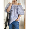 【别致设计感】一字肩泡泡袖 锁骨衬衫 清新可爱 小众娃娃衫 商品缩略图5