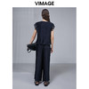 VIMAGE纬漫纪夏季新款女装飞袖纯色简约优雅小上衣V1513117 商品缩略图3