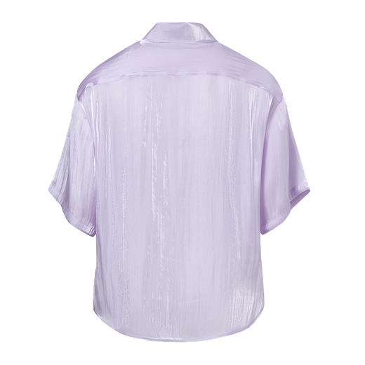 VIMAGE纬漫纪夏季新品纯色气质雪纺衬衫衬衣V1509116 商品图6