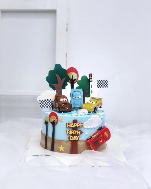 男孩赛车总动员蛋糕 商品图0