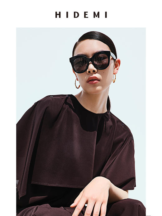 HIDEMI新品简约设计感黑色墨镜 商品图7