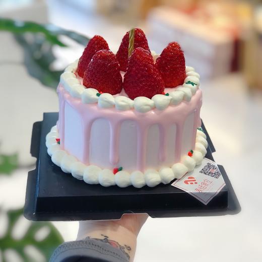 小草莓4寸（进口淡奶油➕水果夹层）提前2小时预定 商品图0