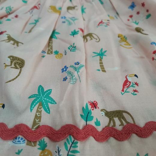 棉果果夏季女童纯棉梭织吊带大摆连衣裙M222703219316 商品图1