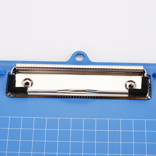 齐心 A724 便携式 书写板夹 A4 竖式 可爱 铝合金 蓝色 商品图3