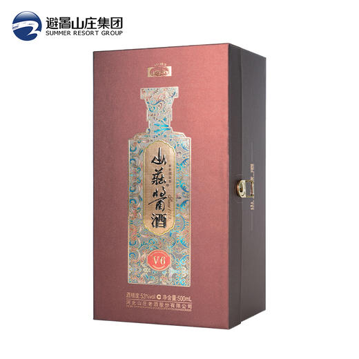 【山庄酱酒】山庄老酒53°酱香型白酒V6  500ML*2 商品图2