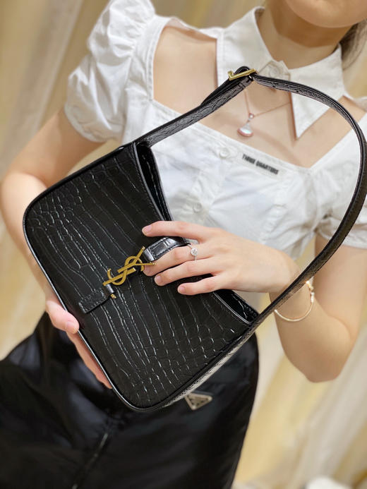 2021春夏新款腋下包Le5A7 Bag-鳄鱼纹牛皮（原厂皮） 商品图2