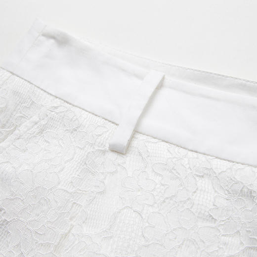 VIMAGE纬漫纪女夏季新款时尚通勤百搭洋气蕾丝显瘦短裤V1505119 商品图4