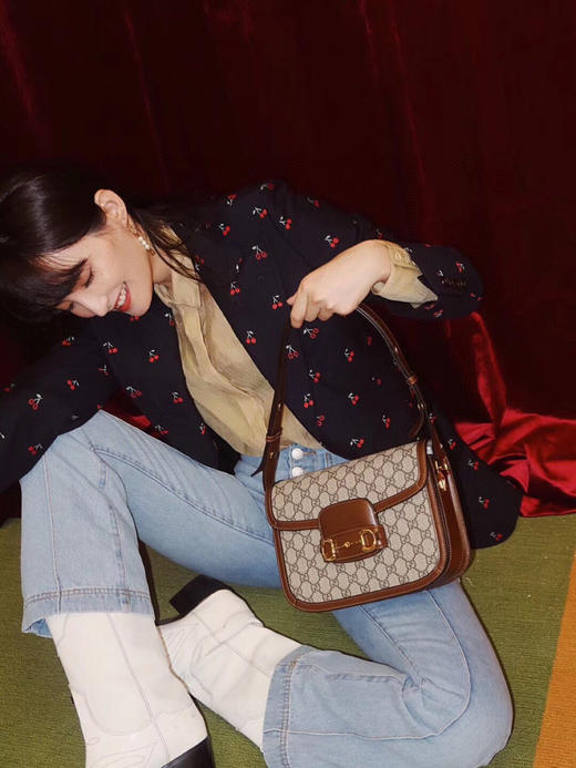 GUCCI 1955 Horsebit原厂皮-棕色 商品图8