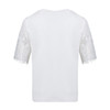 VIMAGE纬漫纪夏季新品白色百搭透气圆领蕾丝镂空五分袖T恤V1502102 商品缩略图6