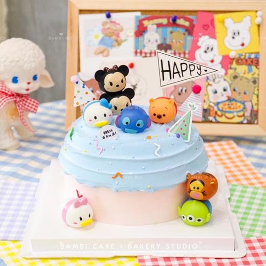 迪士尼叠叠乐奶油蛋糕 商品图0