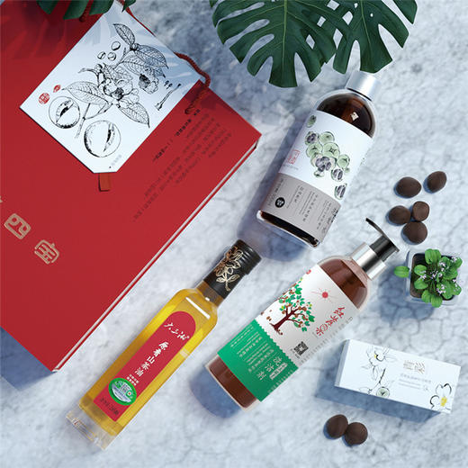 大三湘油茶四宝礼盒正宗野山茶油纯正食用油 商品图3