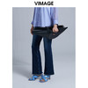 VIMAGE纬漫纪新款时尚通勤休闲显瘦百搭牛仔裤V1505129 商品缩略图2