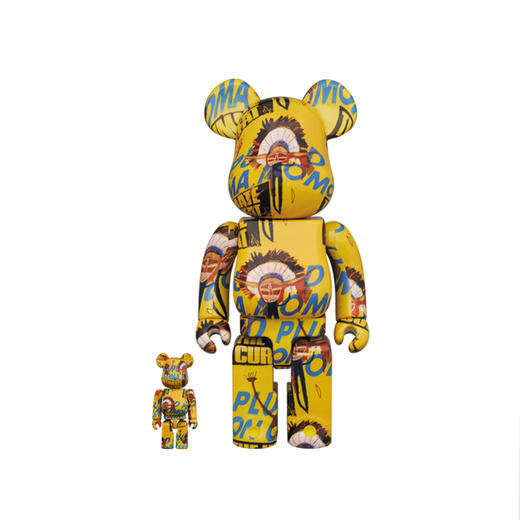 收藏系列 Be@rbrick 400%系列 安迪沃霍尔&巴斯奎特 3代 商品图0