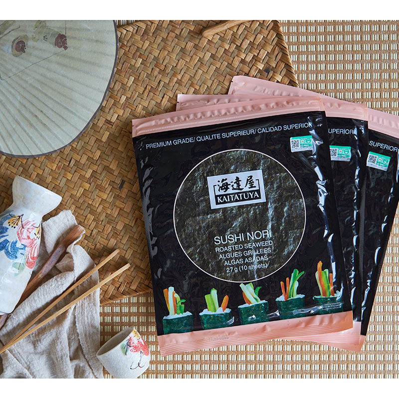 有机海苔 原味 脆 香 嫩 寿司海苔10枚/27克【京东快递送货上门】