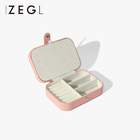 ZEGL简约首饰盒小精致ins风便携项链盒耳饰盒戒指耳环饰品收纳盒