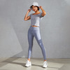TITIKAACTIVE瑜伽服上衣健身跑步时尚短袖运动T恤女15T20800 商品缩略图3