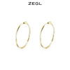 ZEGL欧美撞色大圆圈耳环女2021年新款潮气质耳钉耳扣高级感耳饰品 商品缩略图0