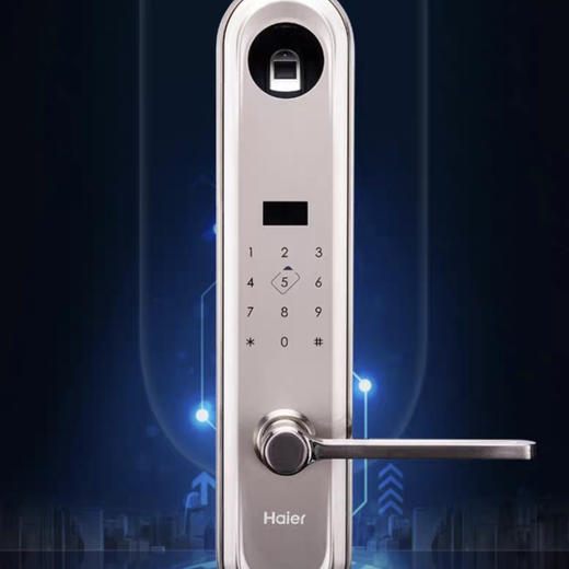 海尔（Haier）指纹锁U5-US 枪黑 商品图1