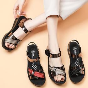 【服饰鞋包】*妈妈软底坡跟夏季外穿防滑舒适百搭凉鞋