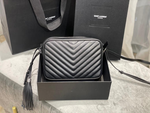 𝐋𝐎𝐔 𝐁𝐀𝐆相机包-黑色银扣（原厂皮） 商品图6