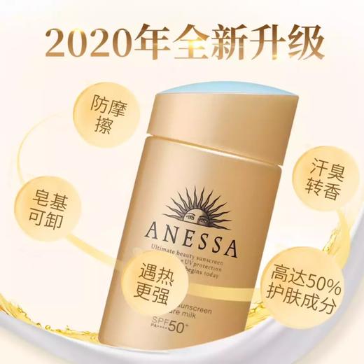 安热沙资生堂小金瓶防晒霜60ml面部身体可用户外男女（新款） 商品图1