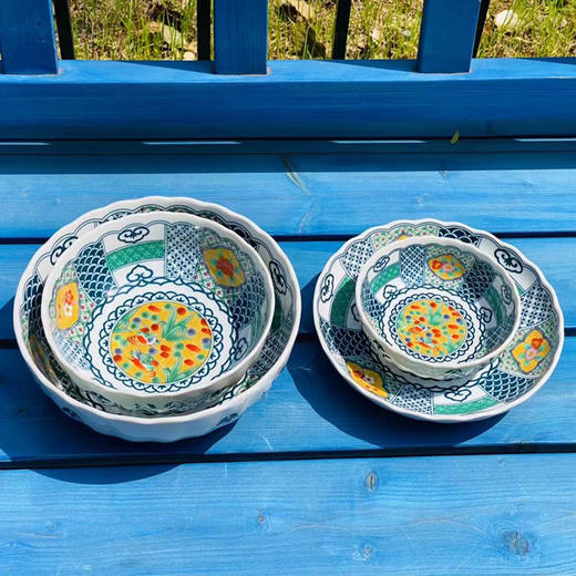 九谷花鸟纹 钵  |  日本精选瓷器饭钵碗！ 商品图7