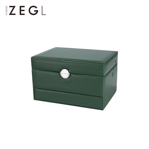 【SVIP积分兑换】ZENGLIU欧式三层多功能首饰盒大容量饰品盒项链耳饰手饰品收纳盒 商品图4