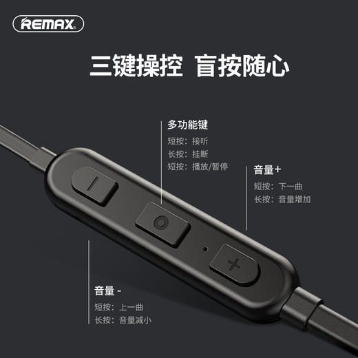 REMAX睿量乐动无线耳机RB-S28 商品图4