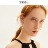 ZEGL欧美撞色大圆圈耳环女2021年新款潮气质耳钉耳扣高级感耳饰品 商品缩略图4