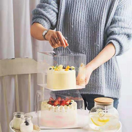 4寸手提透明蛋糕盒 商品图0