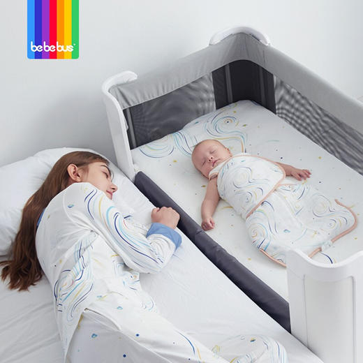 bebebus 婴儿床拼接大床筑梦家新生儿小床多功能便携式折叠可移动 商品图2
