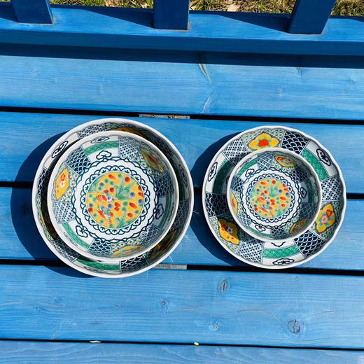 九谷花鸟纹 钵  |  日本精选瓷器饭钵碗！ 商品图4