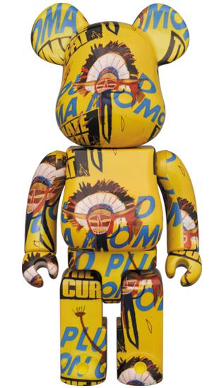 【预售】收藏系列 Be@rbrick 1000%系列 安迪沃霍尔&巴斯奎特 3代 商品图2