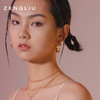 ZENGLIU法式圆环耳钉女韩版潮ins简约冷淡风耳环气质时尚网红耳饰 商品缩略图1