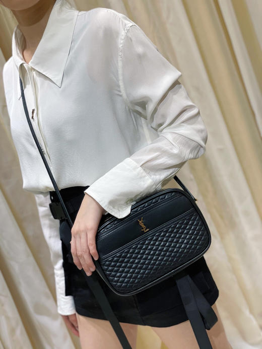 YSL菱格相机包-百搭黑 商品图0