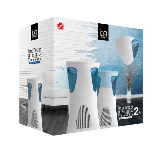 积分换购 | 台湾inadays 光触媒捕蚊器灭蚊灯 GR-M003 无辐射孕妇儿童可用（不支持无理由退换）[福利品] 商品图1