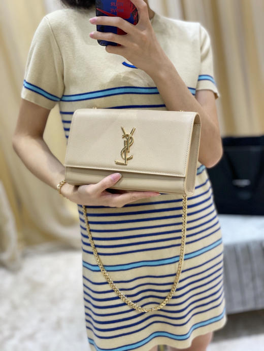 KATE链条包-杏色金扣 商品图1