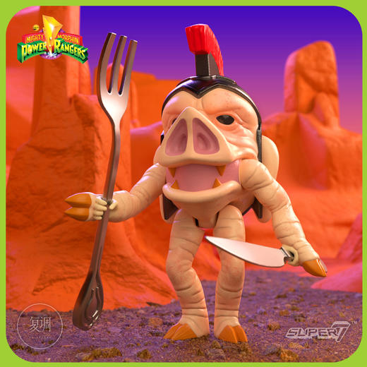 现货 Super7 恐龙战队 大兽神 Power Rangers 复古 挂卡 商品图1